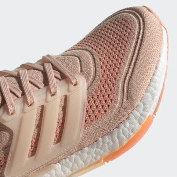 adidas Ultraboost 21 W Halo Blush Pink White Women Running size 6.5 - Picture 12 of 14